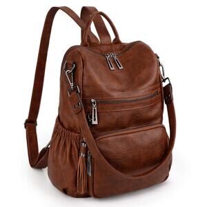 5247 Backpack Purse Leather Vegan Fashion Designer Rucksack Convertible